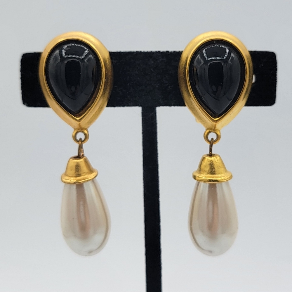Vintage Earrings Etruscan Style #2802